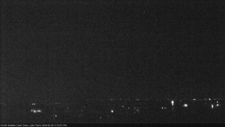 Lake Travis webcam, March 26, 2020 11:25 PM CT