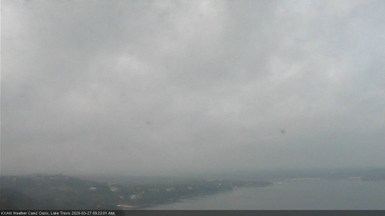 Lake Travis webcam, March 27, 2020 9:25 AM CT