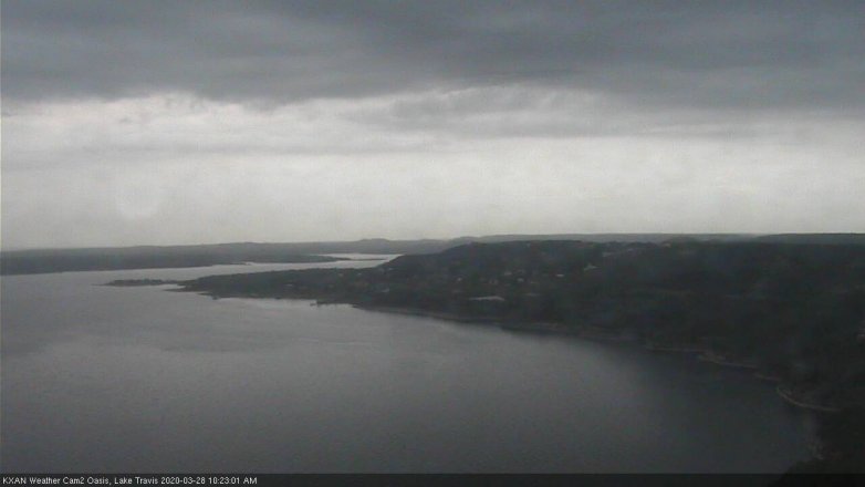 Lake Travis webcam, March 28, 2020 10:25 AM CT
