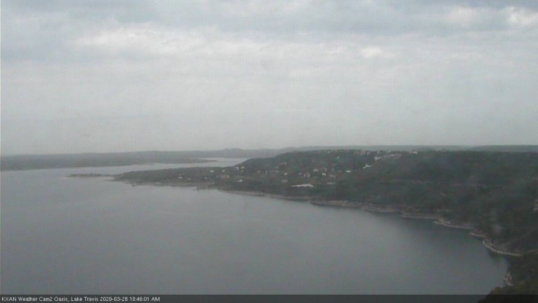 Lake Travis webcam, March 28, 2020 10:45 AM CT