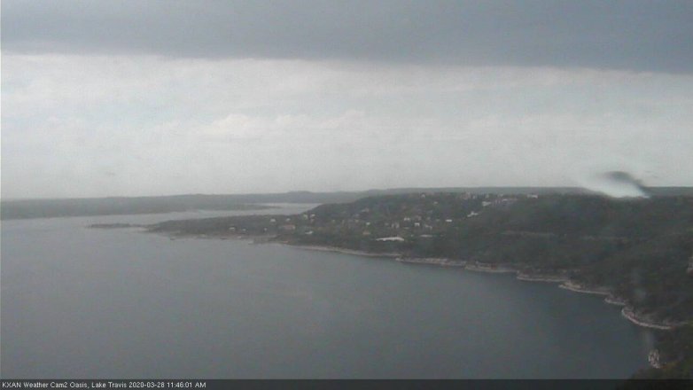 Lake Travis webcam, March 28, 2020 11:45 AM CT