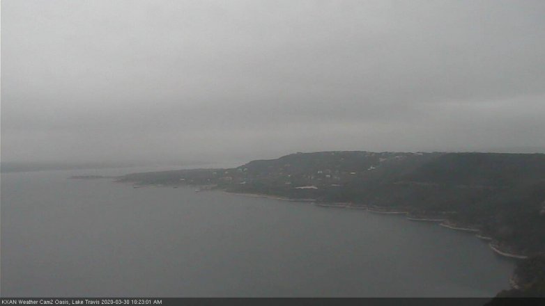 Lake Travis webcam, March 30, 2020 10:25 AM CT