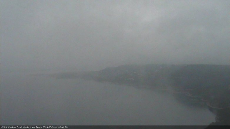 Lake Travis webcam, March 30, 2020 1:00 PM CT