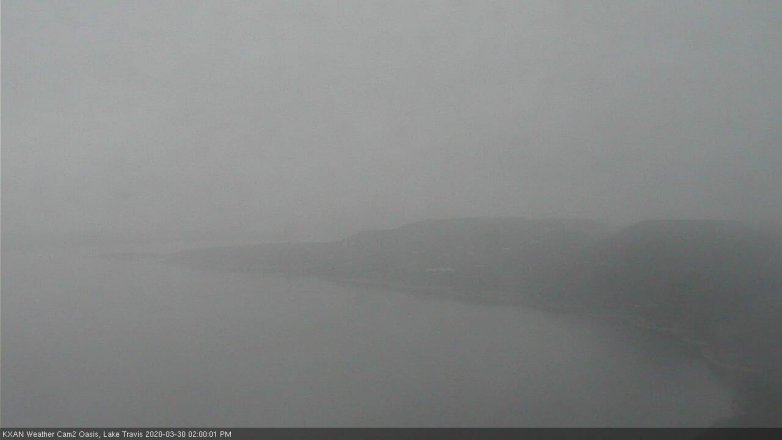 Lake Travis webcam, March 30, 2020 2:00 PM CT