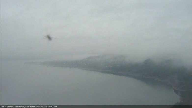 Lake Travis webcam, March 30, 2020 2:25 PM CT