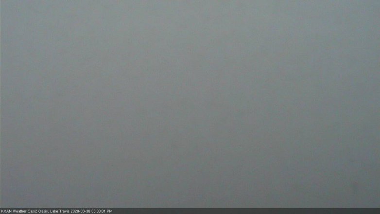 Lake Travis webcam, March 30, 2020 3:00 PM CT