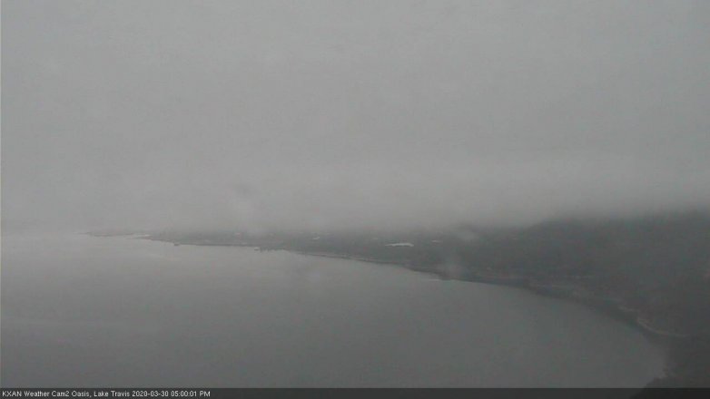 Lake Travis webcam, March 30, 2020 5:00 PM CT