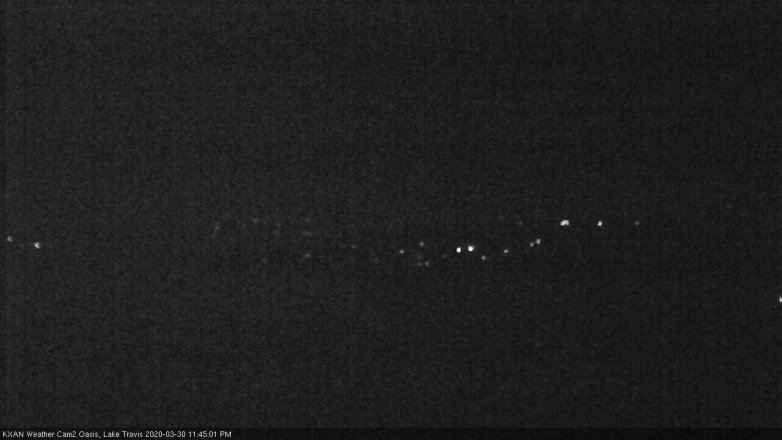 Lake Travis webcam, March 30, 2020 11:45 PM CT