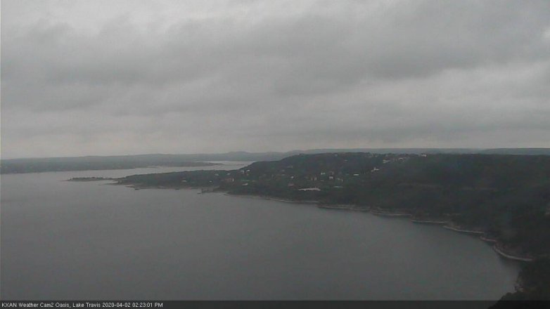 Lake Travis webcam, April 2, 2020 2:25 PM CT