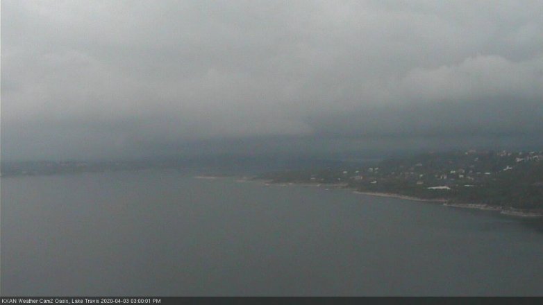 Lake Travis webcam, April 3, 2020 3:00 PM CT