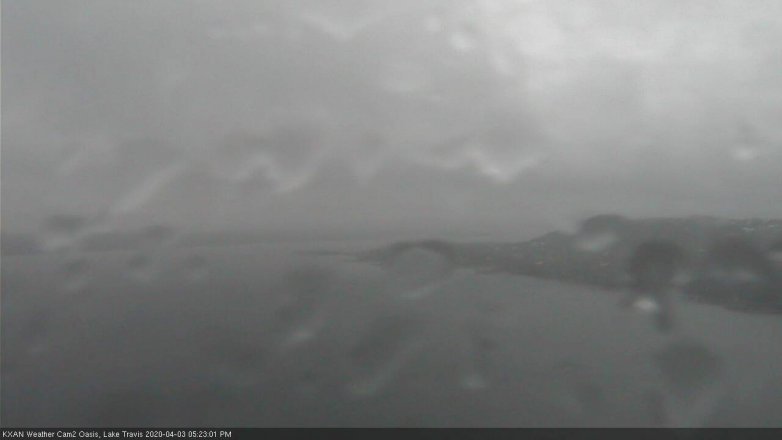 Lake Travis webcam, April 3, 2020 5:25 PM CT