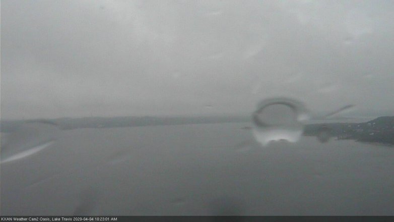 Lake Travis webcam, April 4, 2020 10:25 AM CT