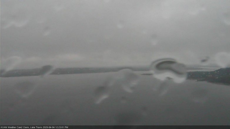 Lake Travis webcam, April 4, 2020 12:25 PM CT