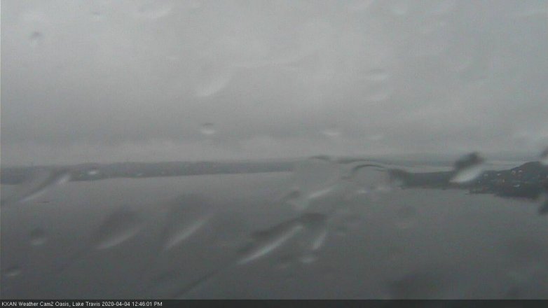 Lake Travis webcam, April 4, 2020 12:45 PM CT