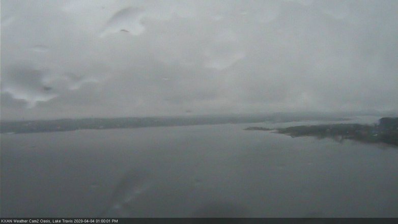 Lake Travis webcam, April 4, 2020 1:00 PM CT