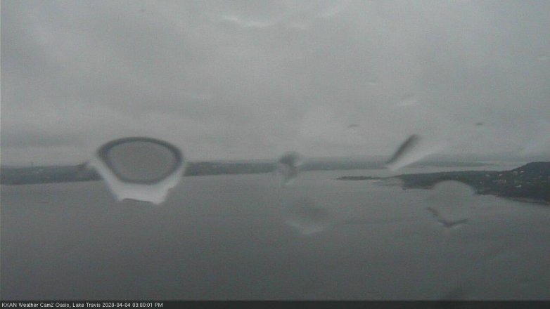 Lake Travis webcam, April 4, 2020 3:00 PM CT