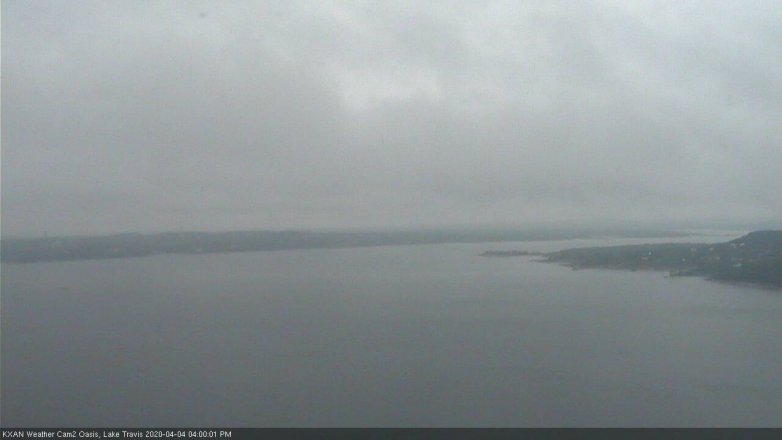 Lake Travis webcam, April 4, 2020 4:00 PM CT