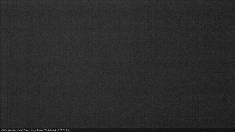 Lake Travis webcam, April 4, 2020 10:25 PM CT