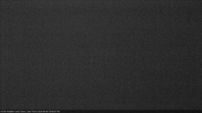 Lake Travis webcam, April 4, 2020 10:45 PM CT