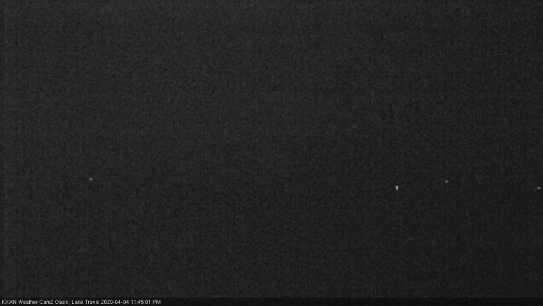Lake Travis webcam, April 4, 2020 11:45 PM CT