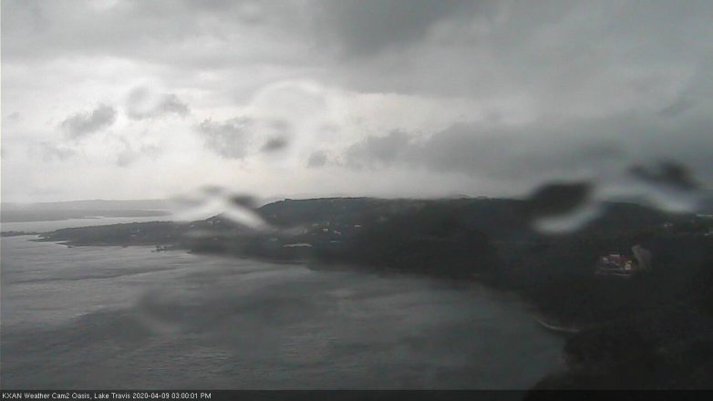 Lake Travis webcam, April 9, 2020 3:00 PM CT