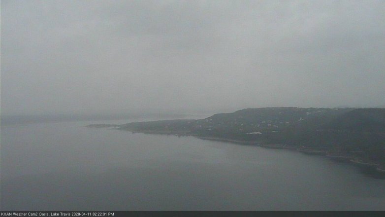 Lake Travis webcam, April 11, 2020 2:25 PM CT
