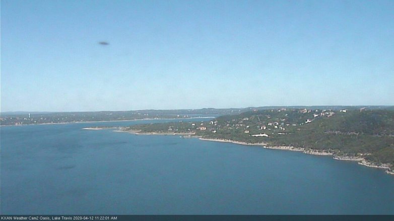 Lake Travis webcam, April 12, 2020 11:25 AM CT
