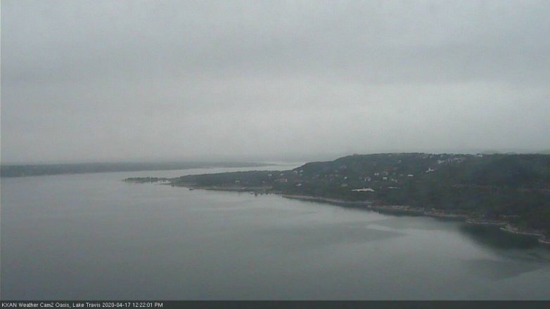Lake Travis webcam, April 17, 2020 12:25 PM CT