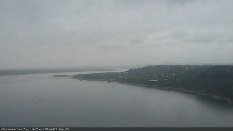 Lake Travis webcam, April 17, 2020 1:00 PM CT