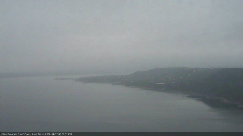 Lake Travis webcam, April 17, 2020 3:25 PM CT