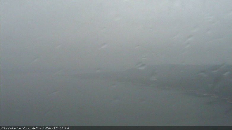 Lake Travis webcam, April 17, 2020 3:45 PM CT