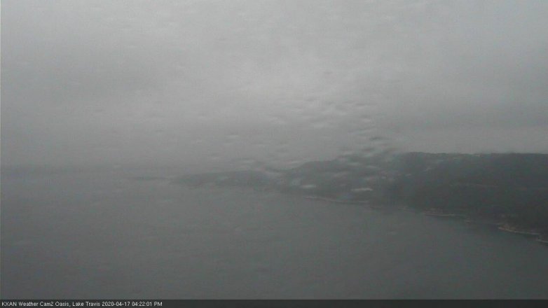 Lake Travis webcam, April 17, 2020 4:25 PM CT