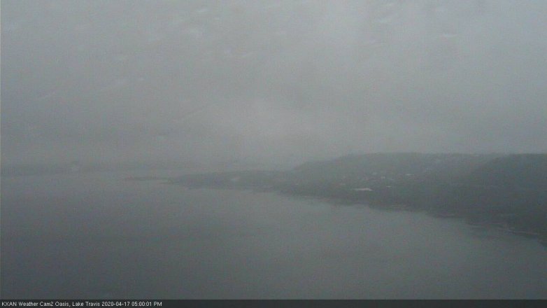 Lake Travis webcam, April 17, 2020 5:00 PM CT