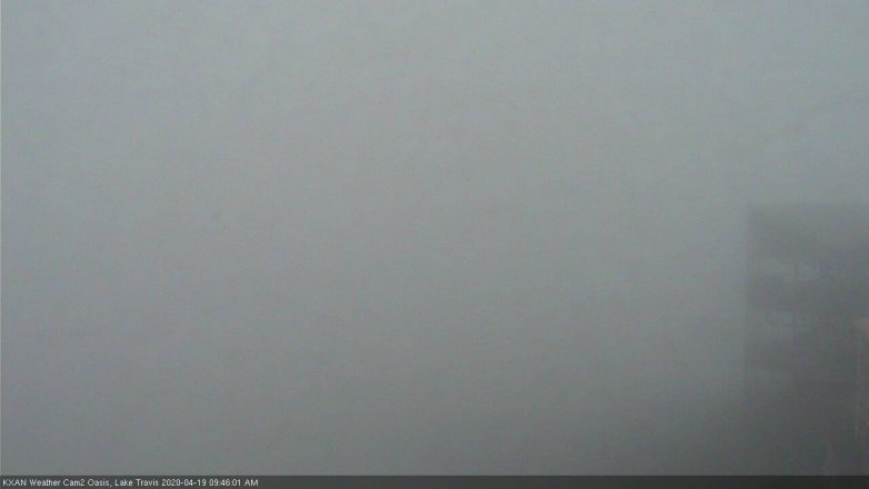 Lake Travis webcam, April 19, 2020 9:45 AM CT