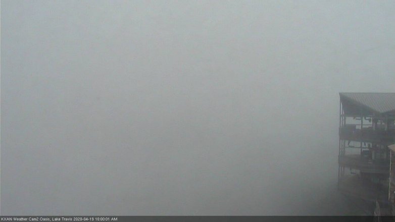 Lake Travis webcam, April 19, 2020 10:00 AM CT