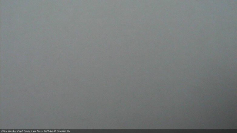 Lake Travis webcam, April 19, 2020 10:45 AM CT