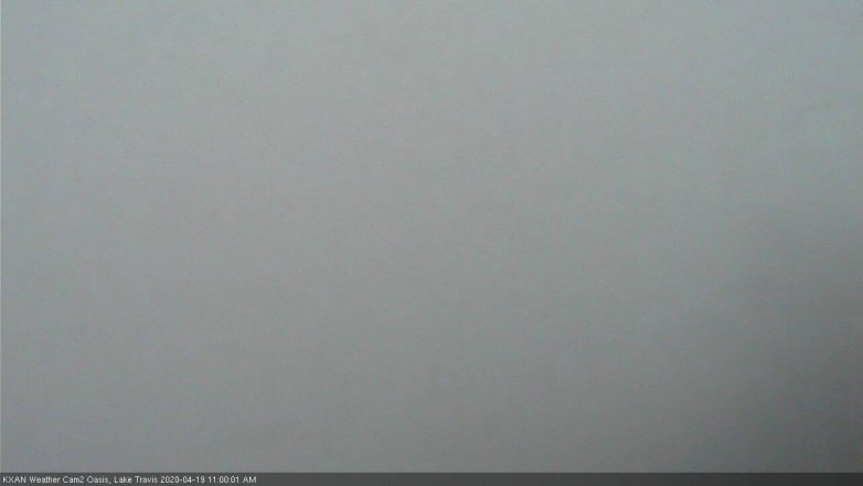 Lake Travis webcam, April 19, 2020 11:00 AM CT