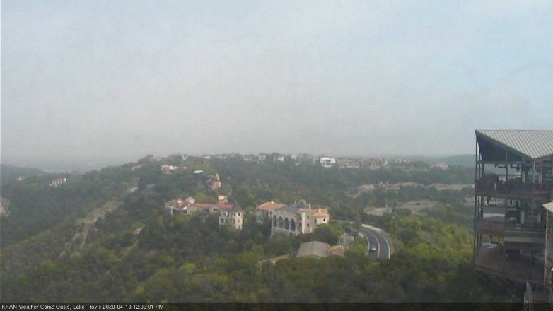 Lake Travis webcam, April 19, 2020 12:00 PM CT