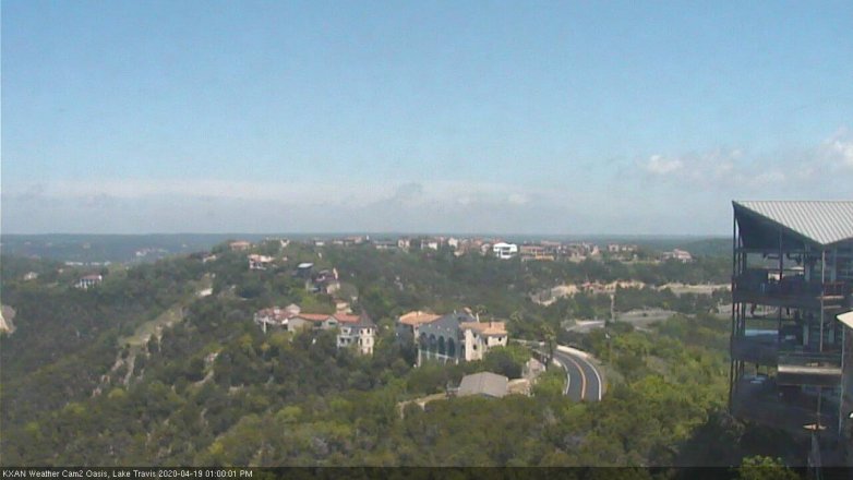 Lake Travis webcam, April 19, 2020 1:00 PM CT