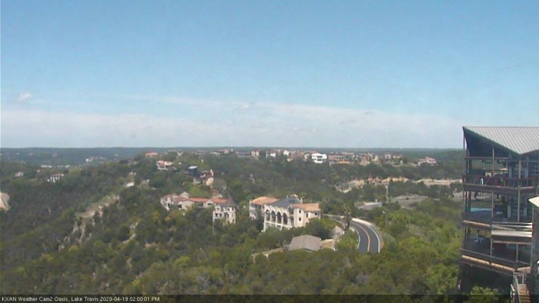 Lake Travis webcam, April 19, 2020 2:00 PM CT