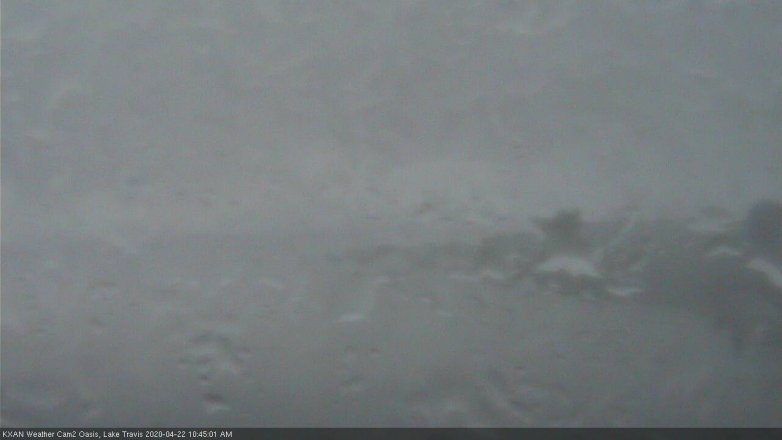 Lake Travis webcam, April 22, 2020 10:45 AM CT