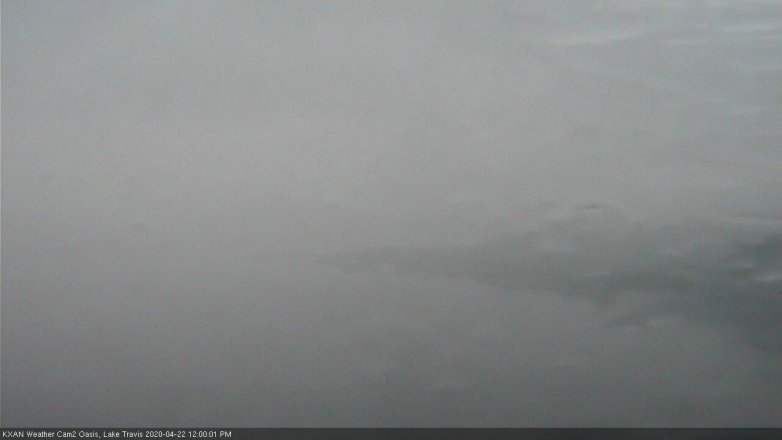 Lake Travis webcam, April 22, 2020 12:00 PM CT