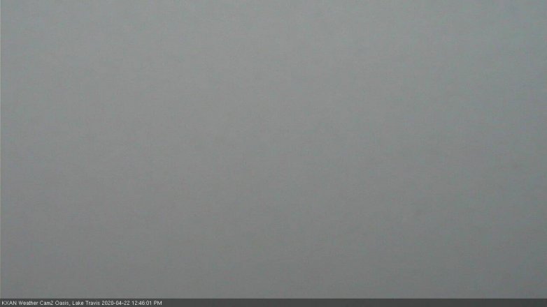 Lake Travis webcam, April 22, 2020 12:45 PM CT