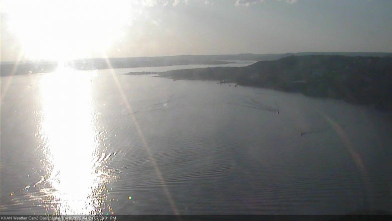 Lake Travis webcam, April 24, 2020 7:00 PM CT