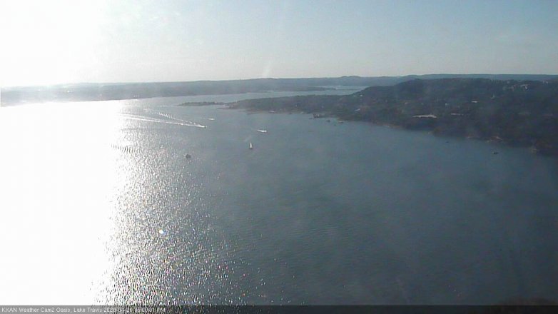 Lake Travis webcam, April 26, 2020 6:00 PM CT