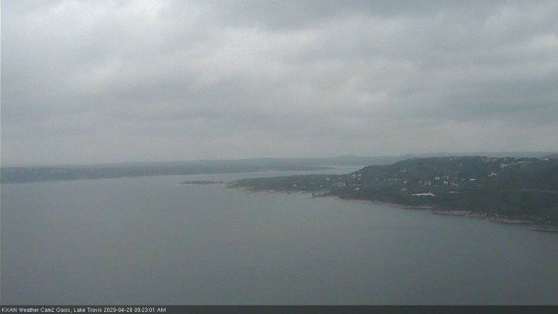 Lake Travis webcam, April 28, 2020 9:25 AM CT