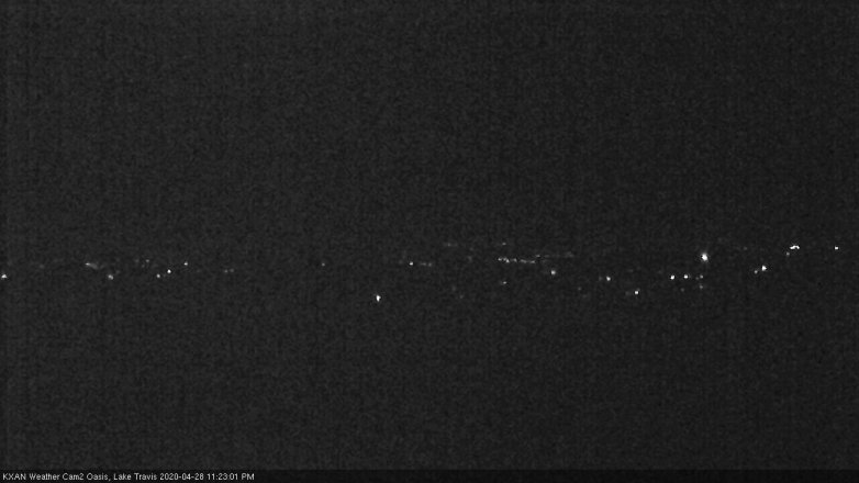 Lake Travis webcam, April 28, 2020 11:25 PM CT