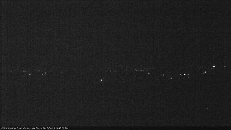Lake Travis webcam, April 28, 2020 11:45 PM CT