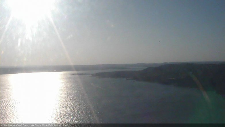 Lake Travis webcam, May 2, 2020 6:25 PM CT
