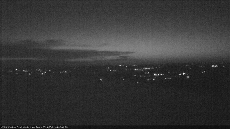 Lake Travis webcam, May 2, 2020 9:00 PM CT